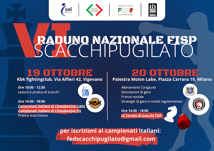 VI Raduno Nazionale FISP: il programma di Vigevano e Milano.