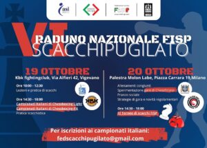 VI Raduno Nazionale FISP: il programma di Vigevano e Milano.