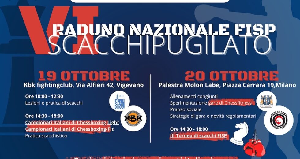 VI Raduno Nazionale FISP: il programma di Vigevano e Milano.