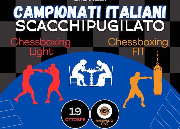 Tiraboschi e Muccini ai Campionati Italiani di chessboxing-light e Fit.