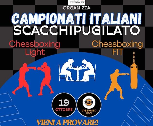 Tiraboschi e Muccini ai Campionati Italiani di chessboxing-light e Fit.